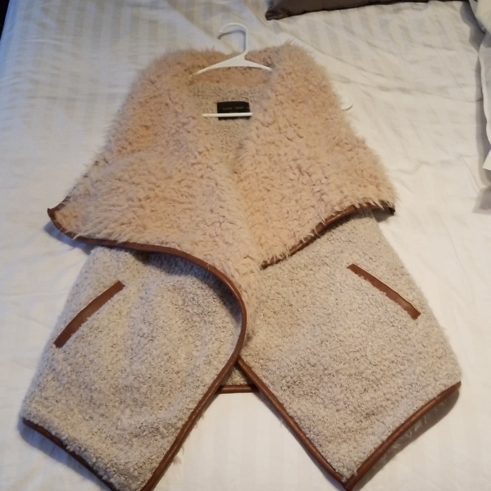 Faux fur vest